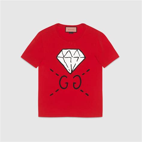 gucci pattern shirt|t shirt gucci diamond.